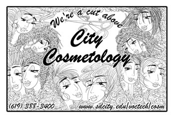 City College Cosmetology Postcard - Click to Enlarge
